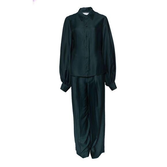 Bottega Veneta green PJ suit